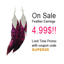 Feather-earrings